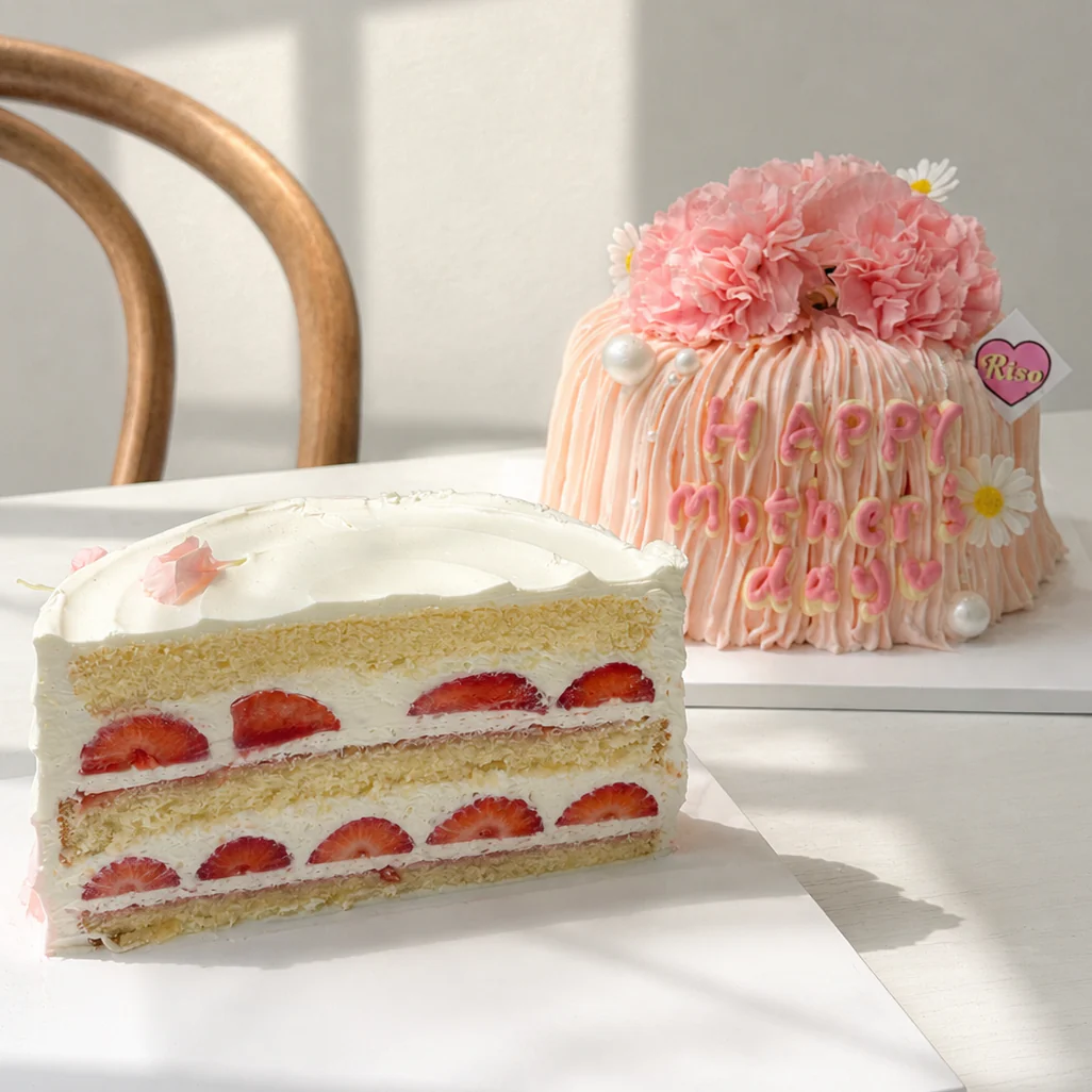 2026 Mother's Day Strawberry Fresh Cream Cake 5" - Image 4