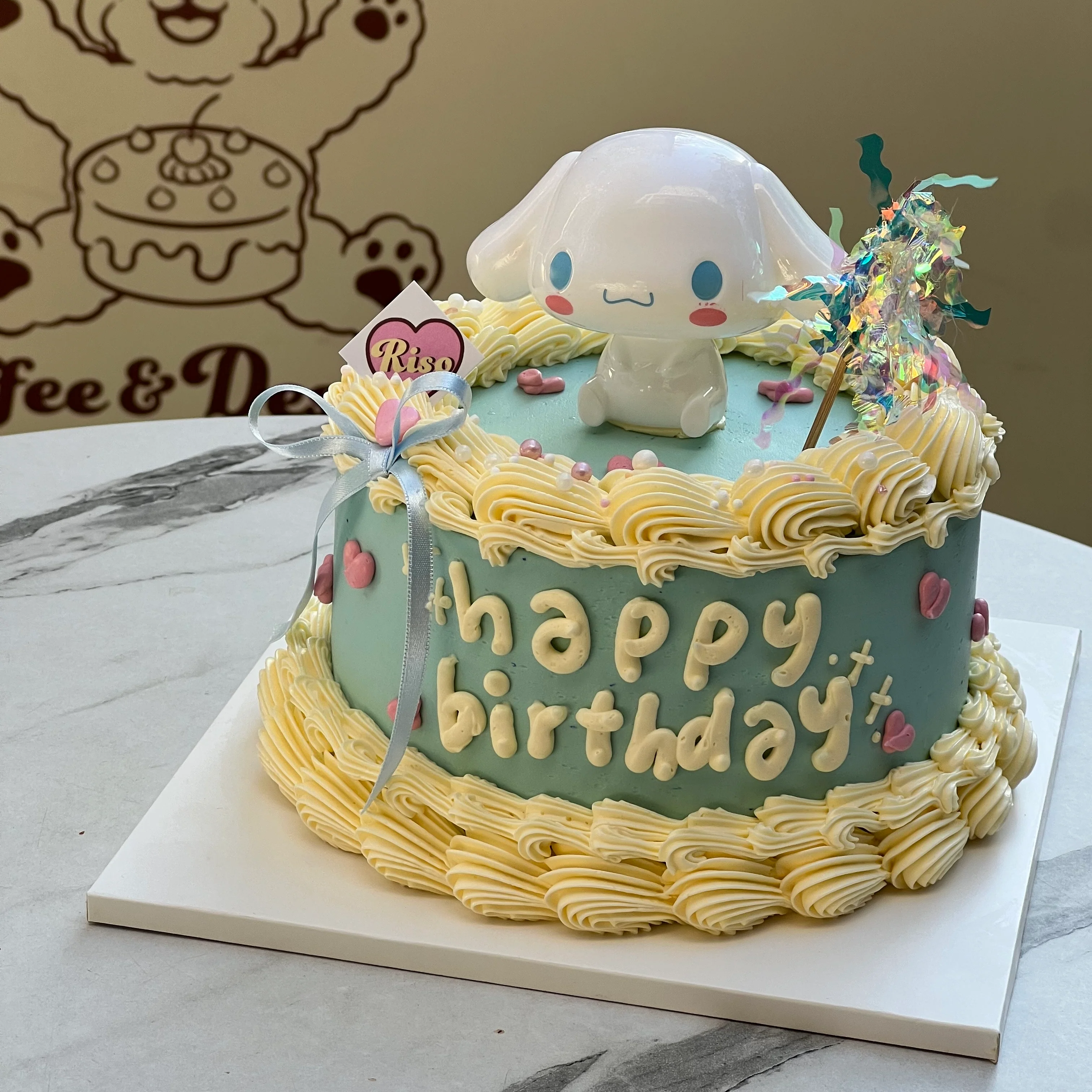 3D Cinnamon Roll Cake (Round/Heart)