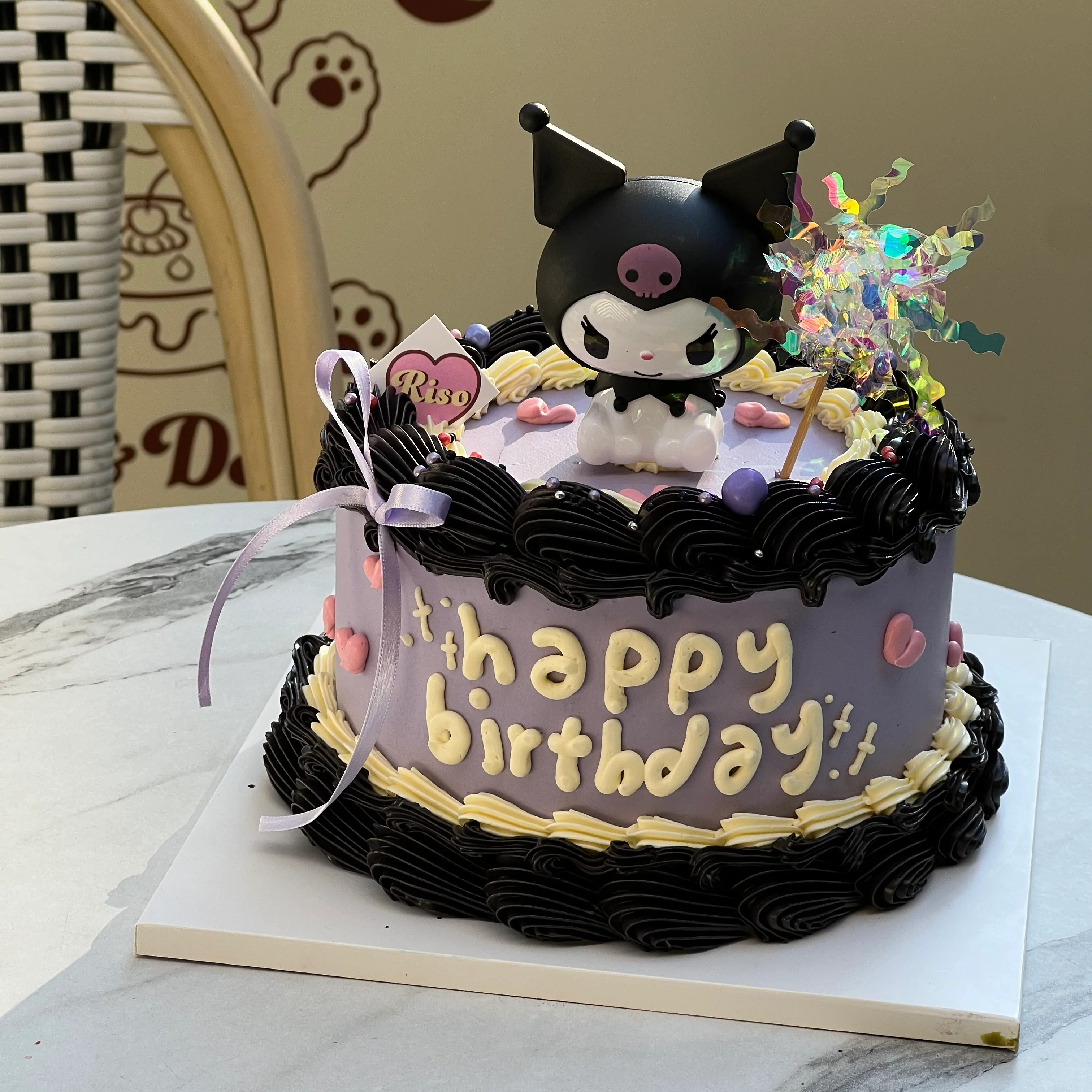 3D Kuromi Cake (Round/Heart)