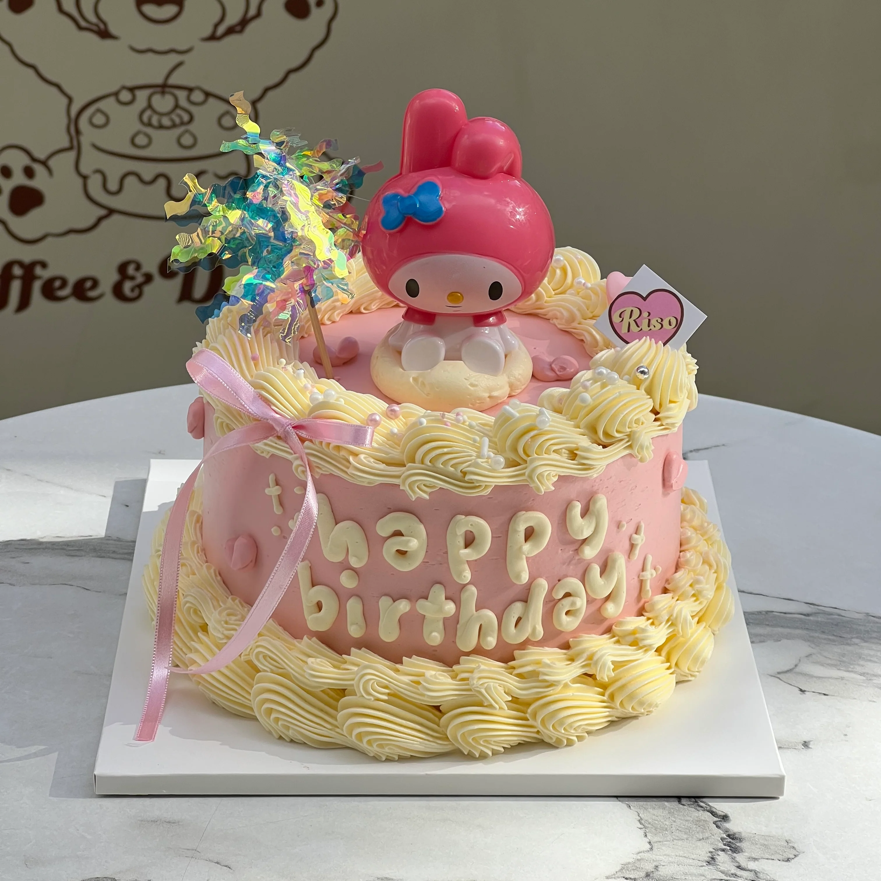 3D My Melody Cake (Round/Heart)