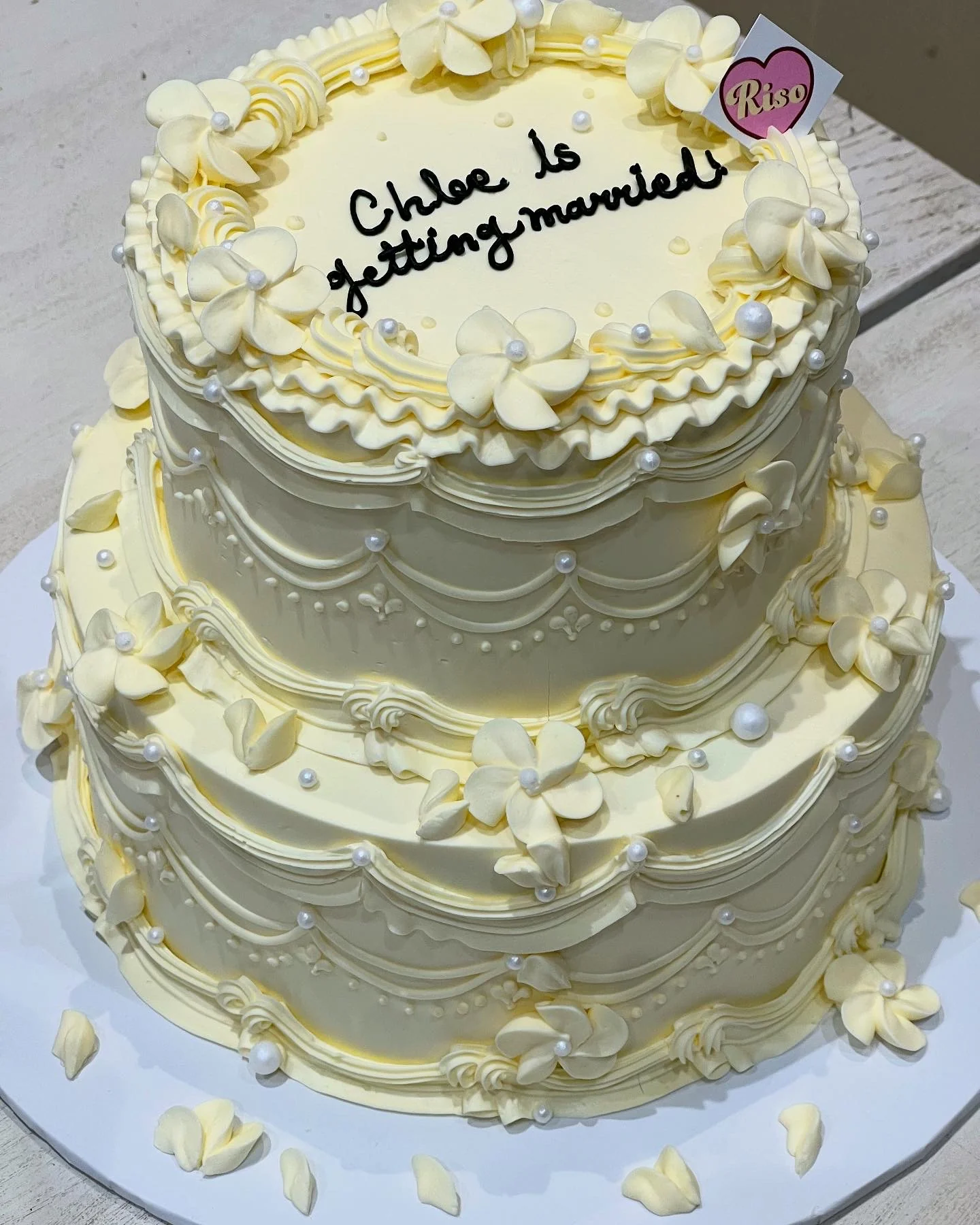 Cherry Blossom Cake (Round/Heart) - Image 6