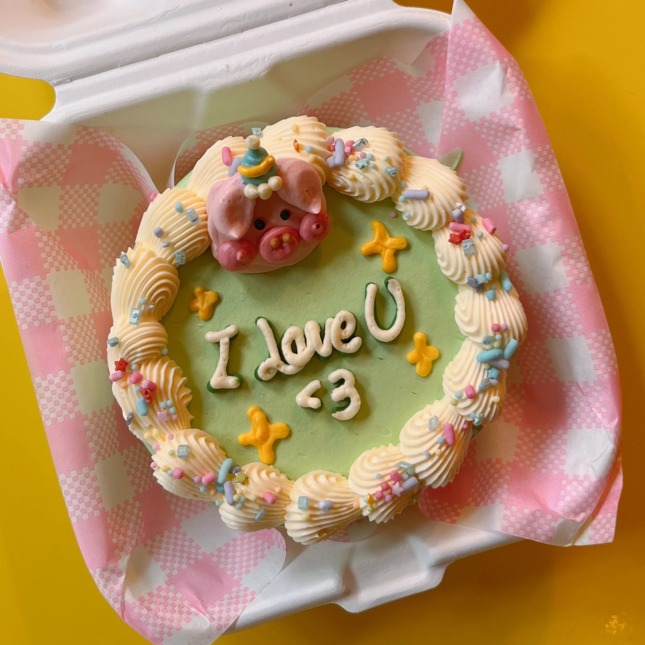 Animal Face Lunch Box Cake - Image 2