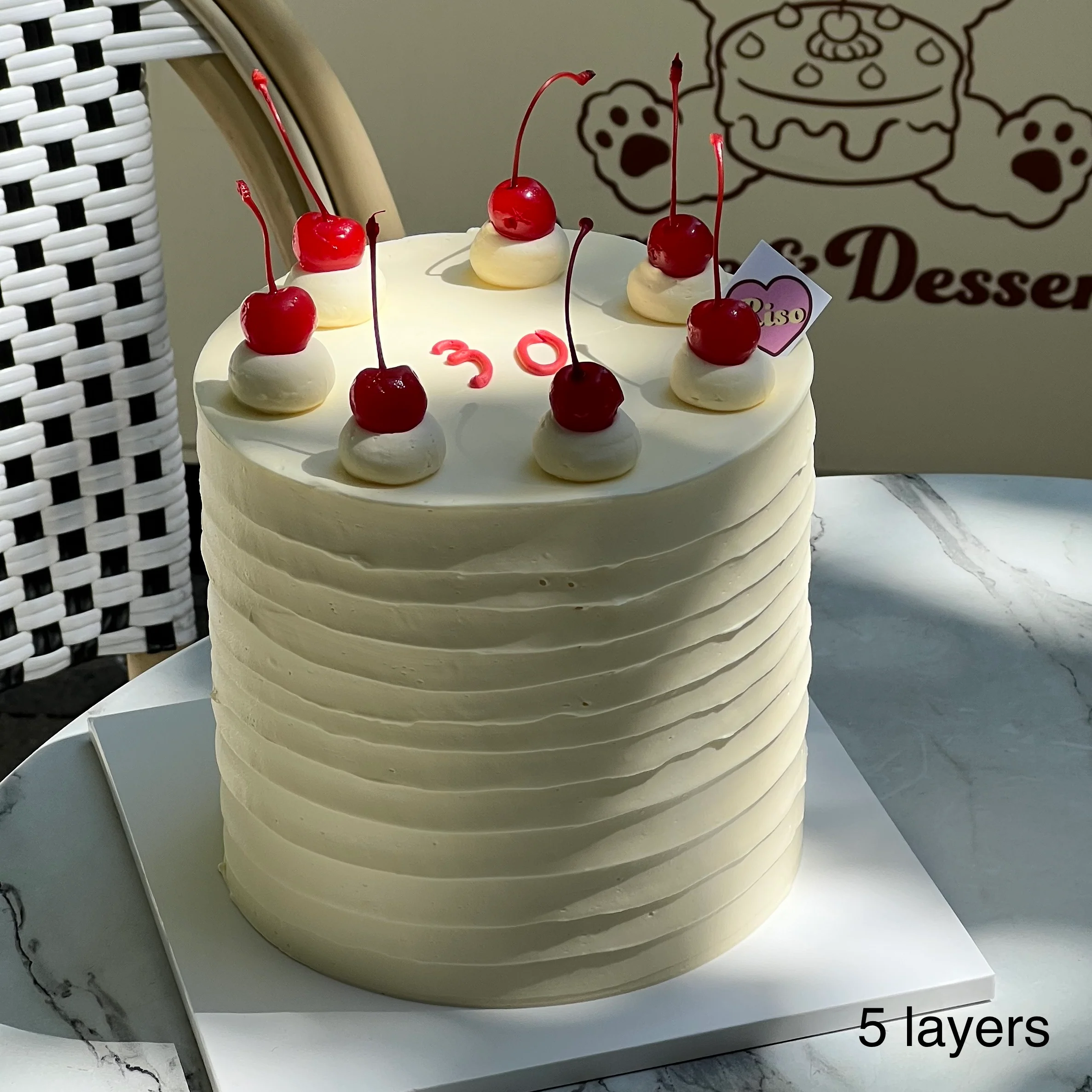 Cherry High Cake