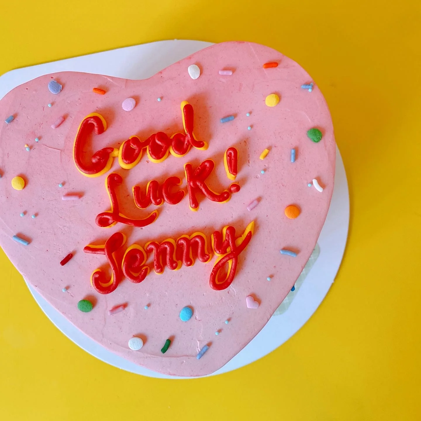Colour Pop Cake (Round/Heart) - Image 4