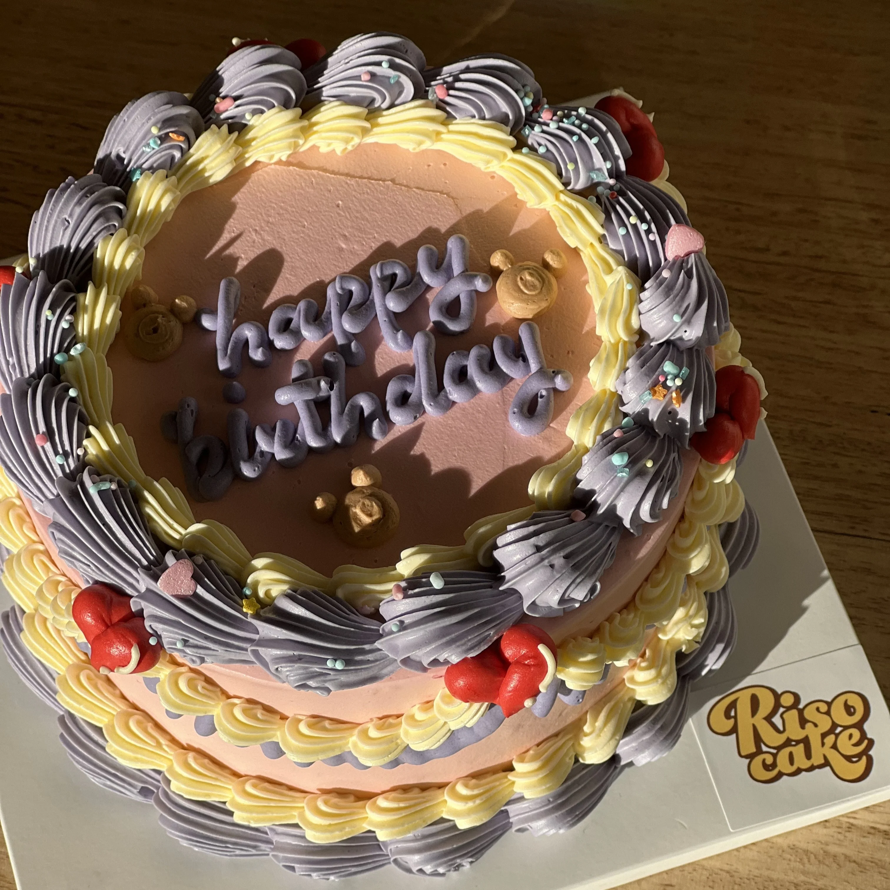 Baby Vintage Cake (Round/Heart) - Image 3