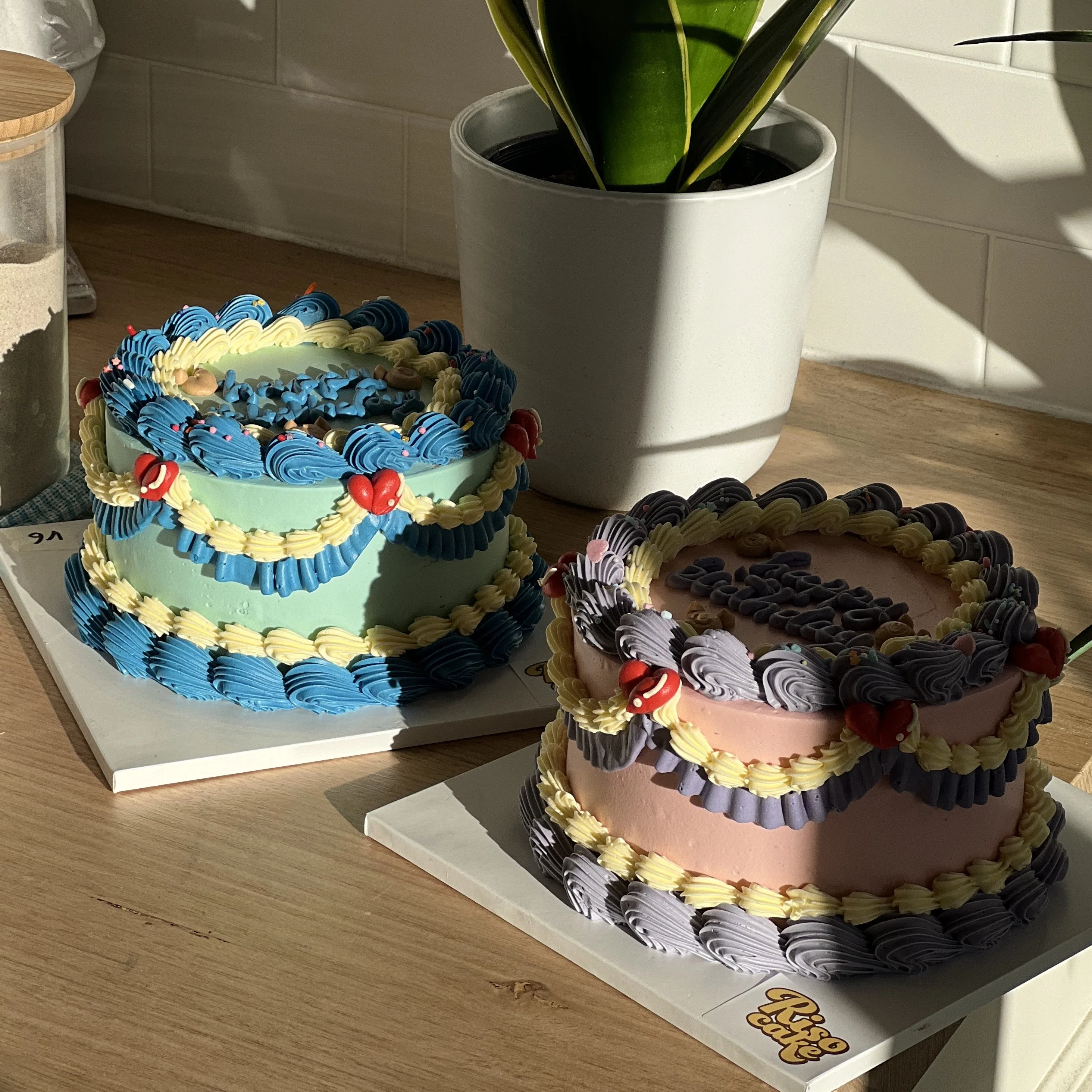 Baby Vintage Cake (Round/Heart) - Image 5