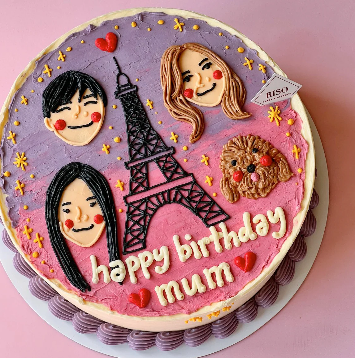 Face Illustration Cake (Round/Heart) - Image 7