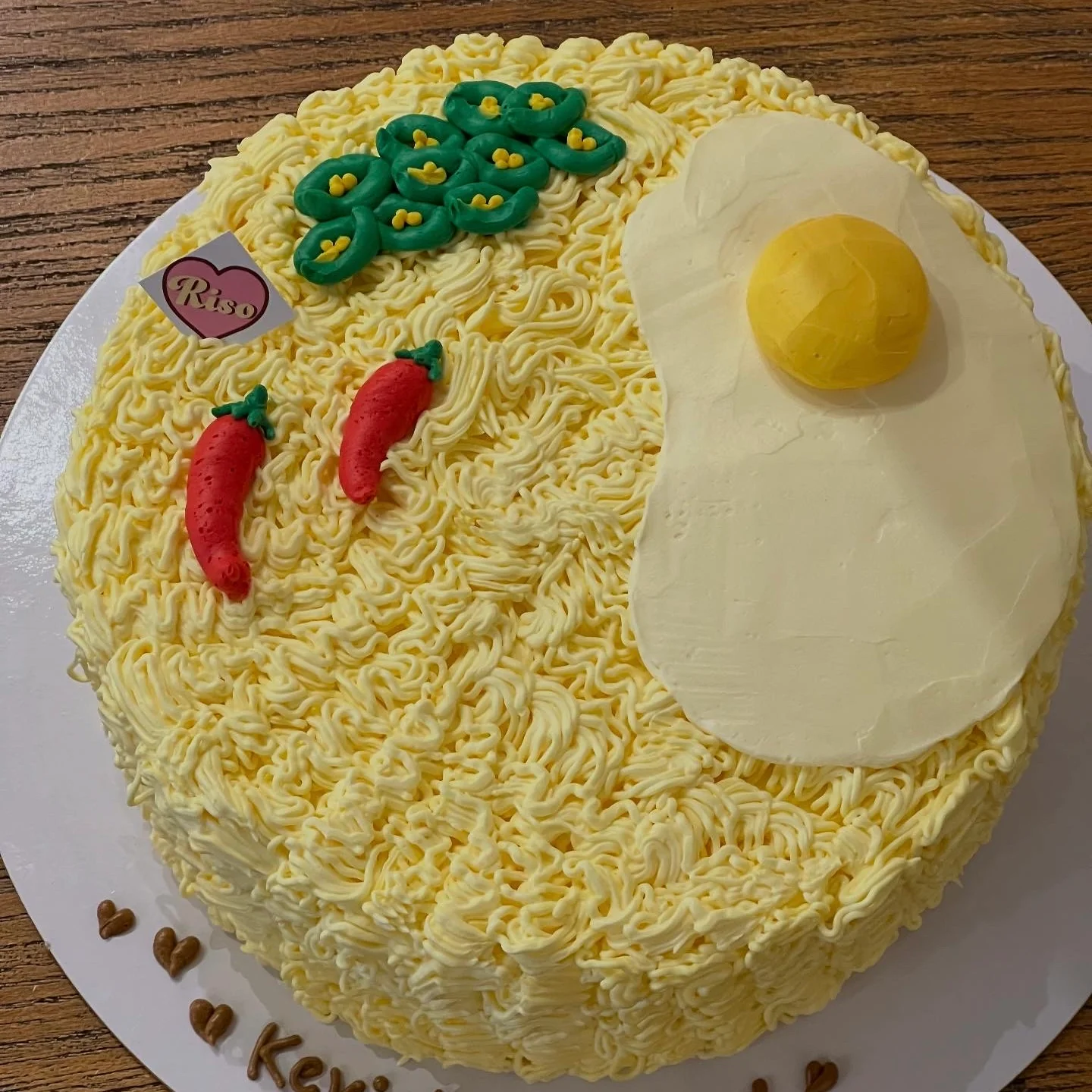Instant Noodles Cake (Round/Heart) - Image 2