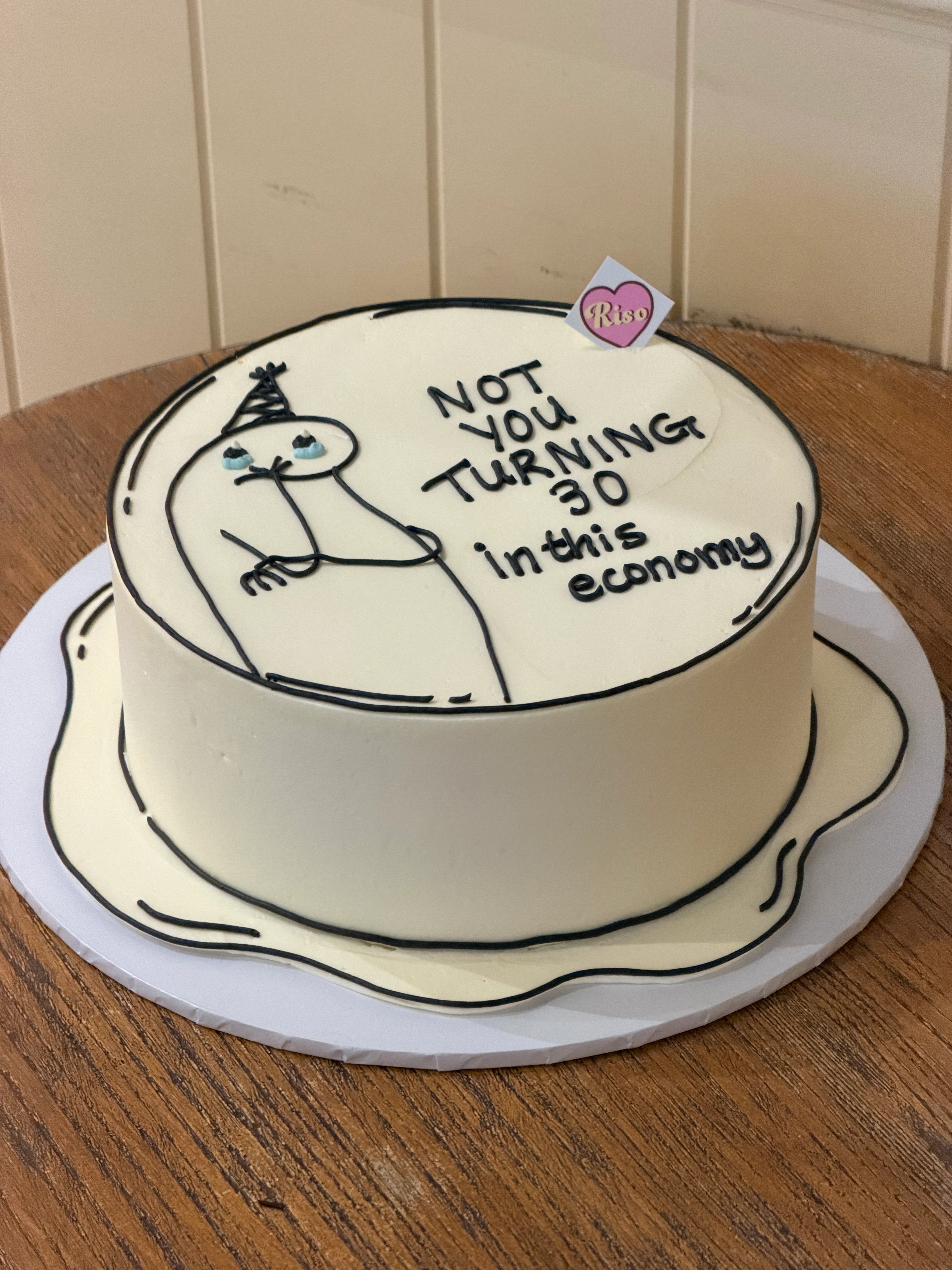 Not you turning 30 Cake (Round/Heart)