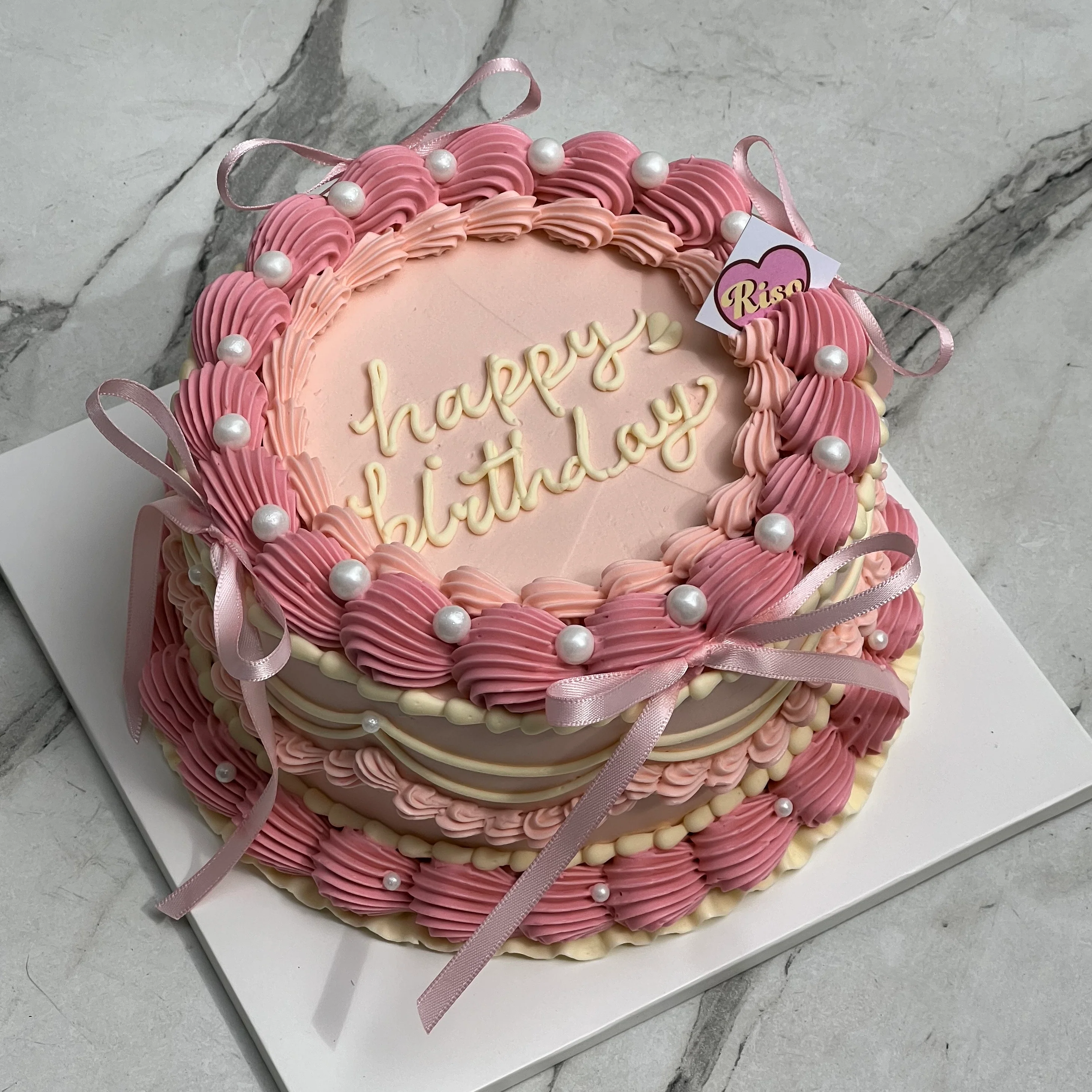 Pearl Ballet Core Cake (Round/Heart) - Image 2