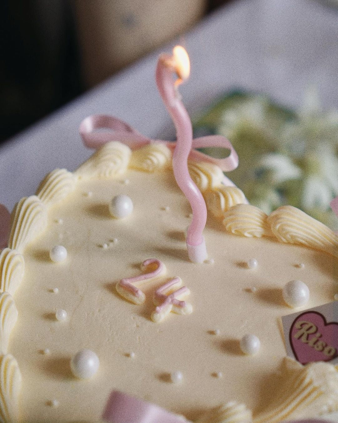 Pearl Balletcore Cake (Round/Heart) - Image 2