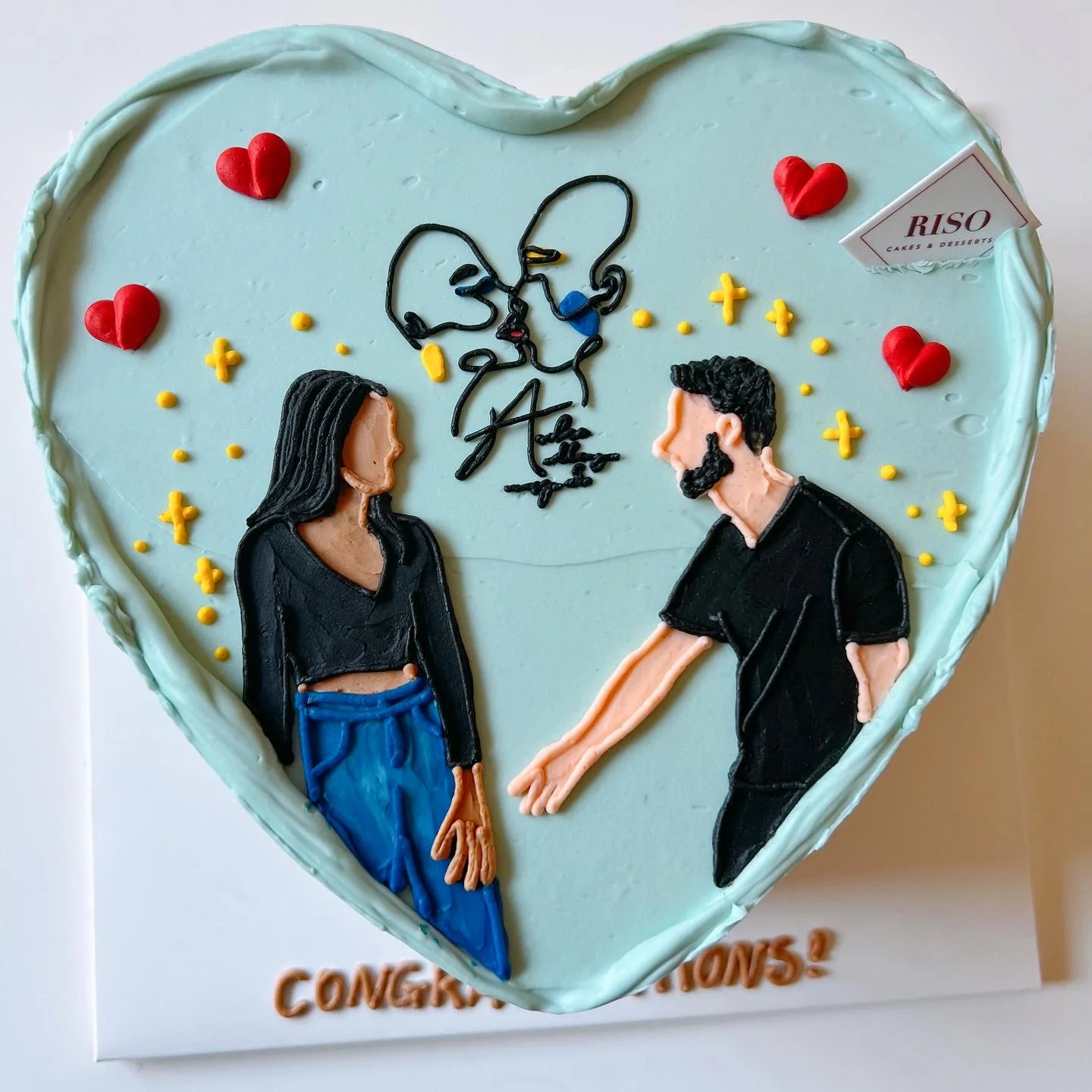 Portrait Illustration Cake (Round/Heart) - Image 6