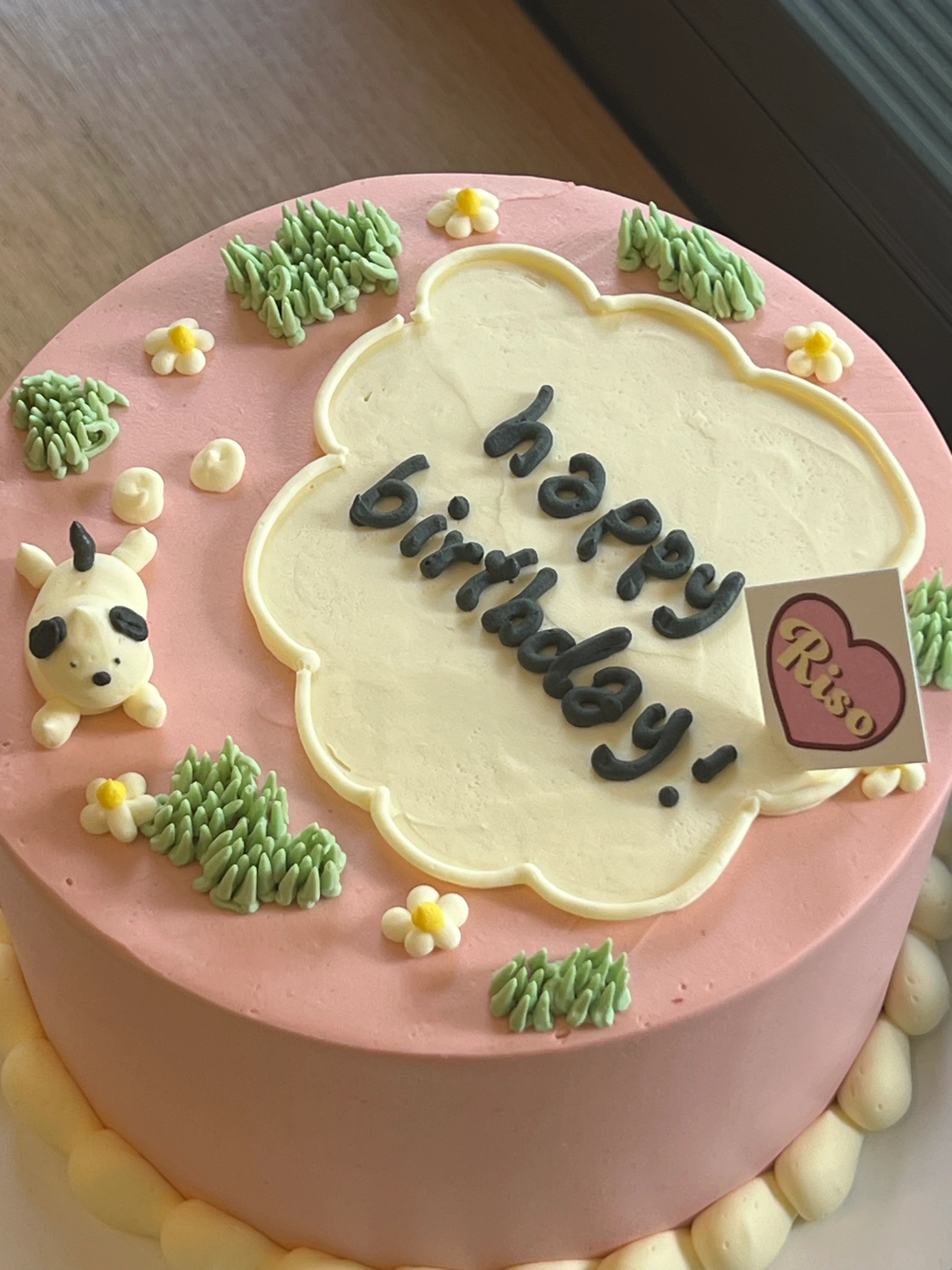 Puppy Picnic Cake (Round/Heart) - Image 4