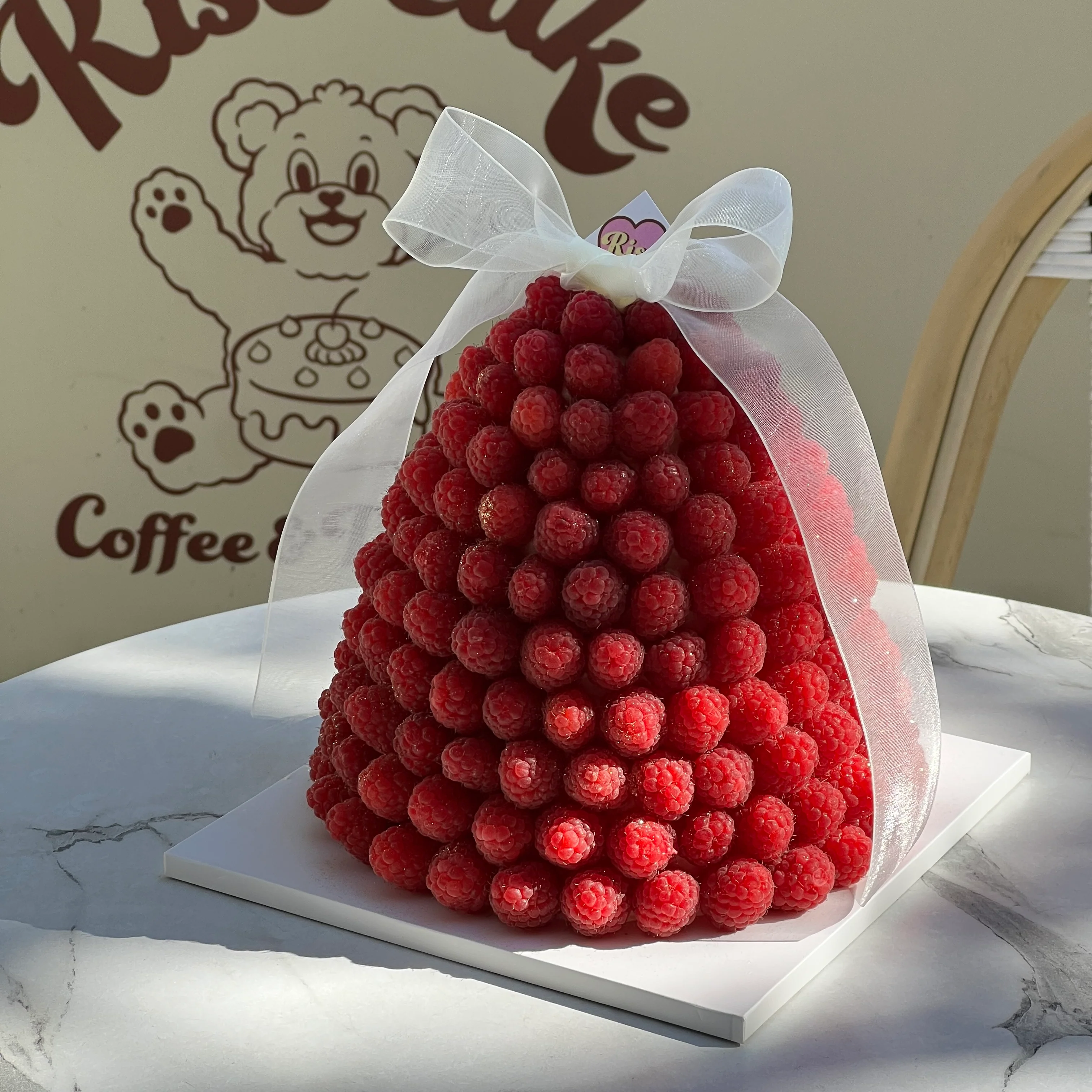 Raspberry Bloom Cake