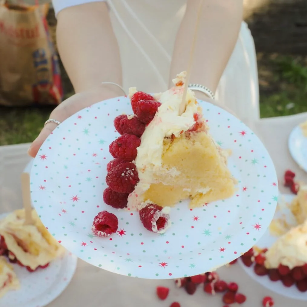 Raspberry Bloom Cake - Image 4