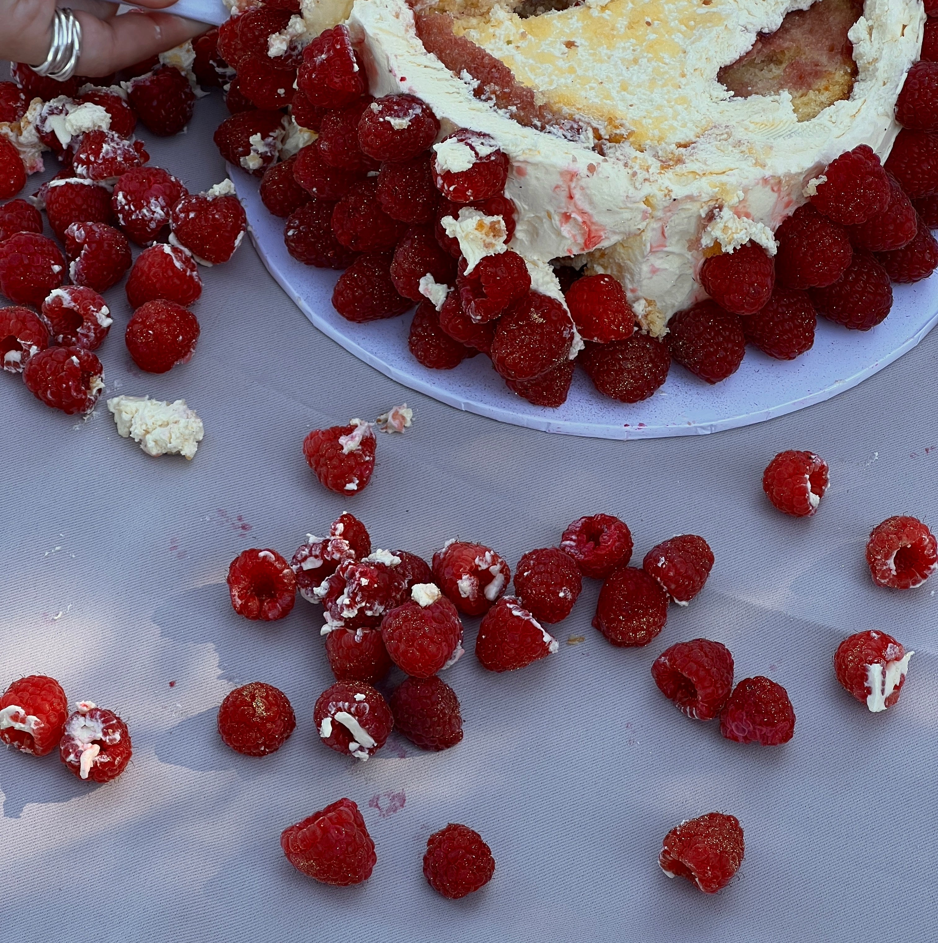 Raspberry Bloom Cake - Image 5