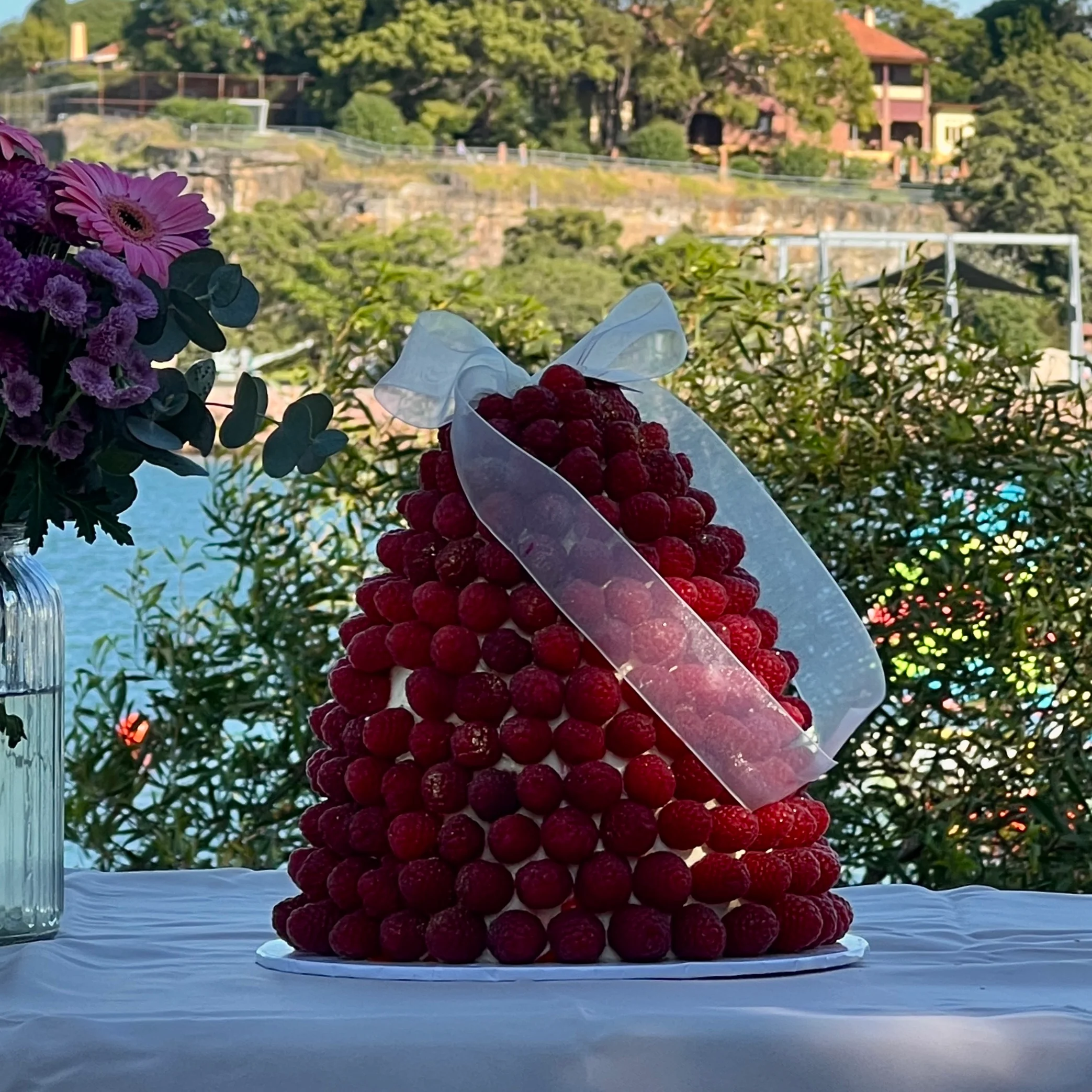 Raspberry Bloom Cake - Image 6