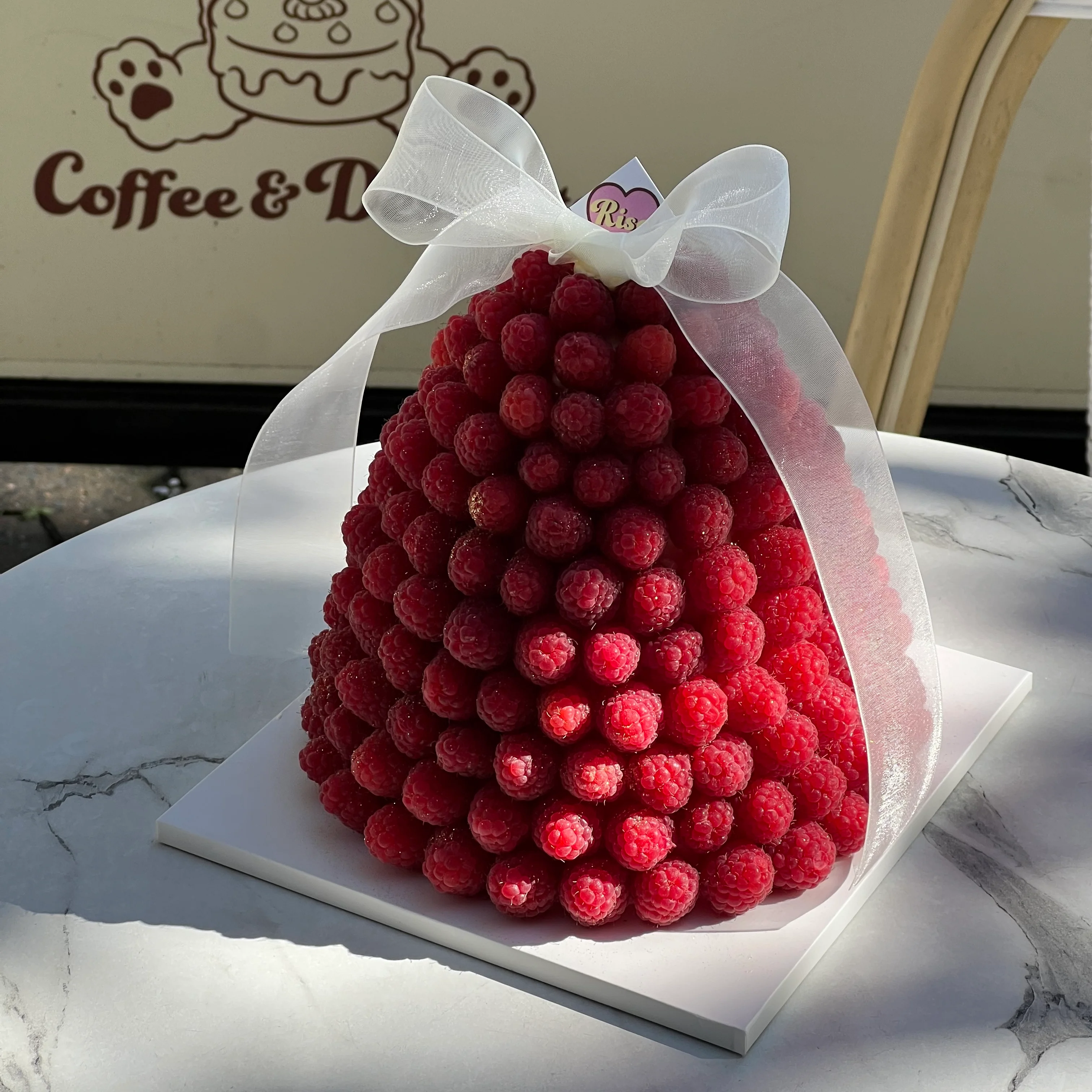 Raspberry Bloom Cake - Image 8