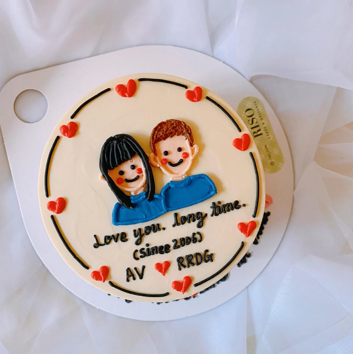 Simple Illustration Cake (Round/Heart) - Image 8
