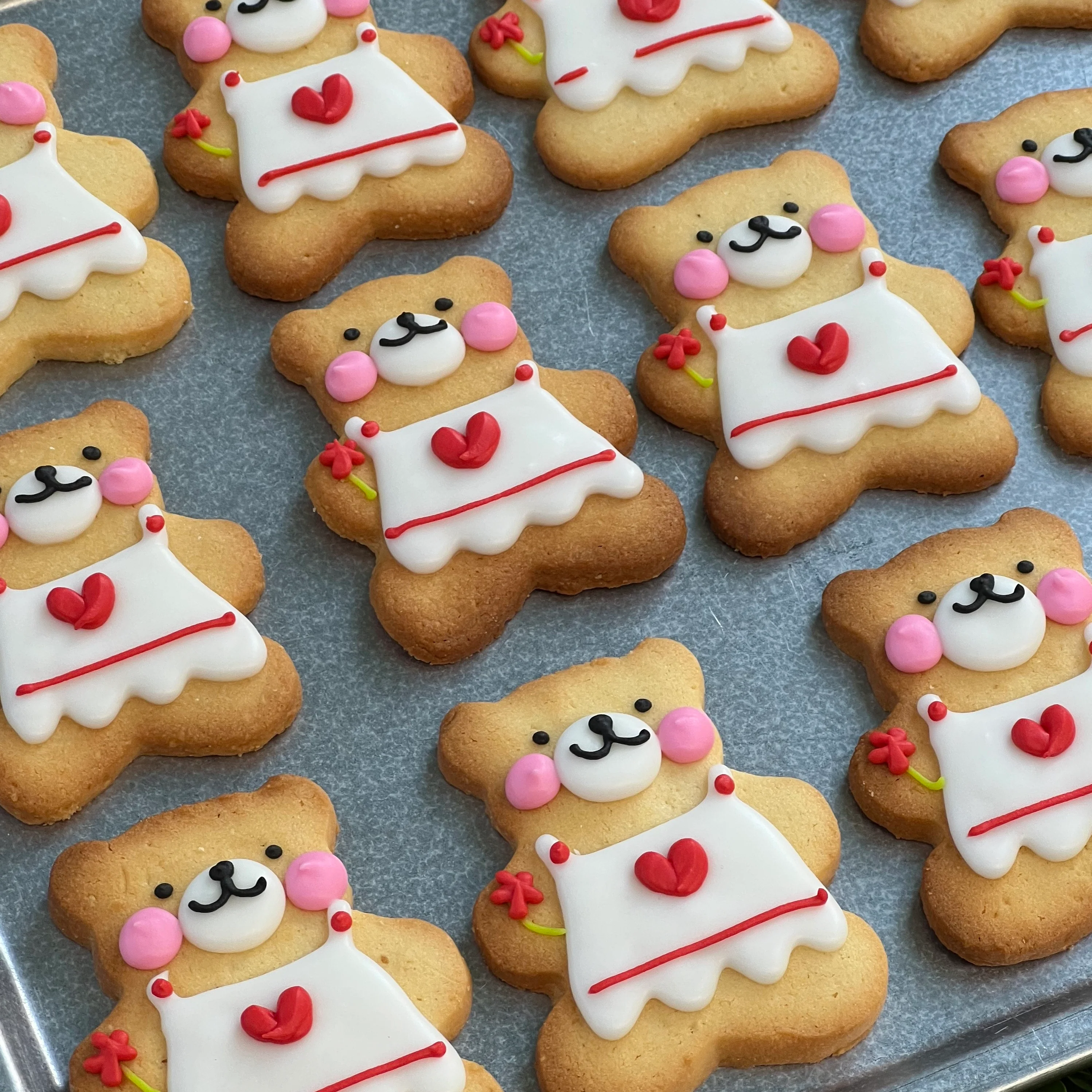 Teddy Bear Cookie (No lettering) - Image 7