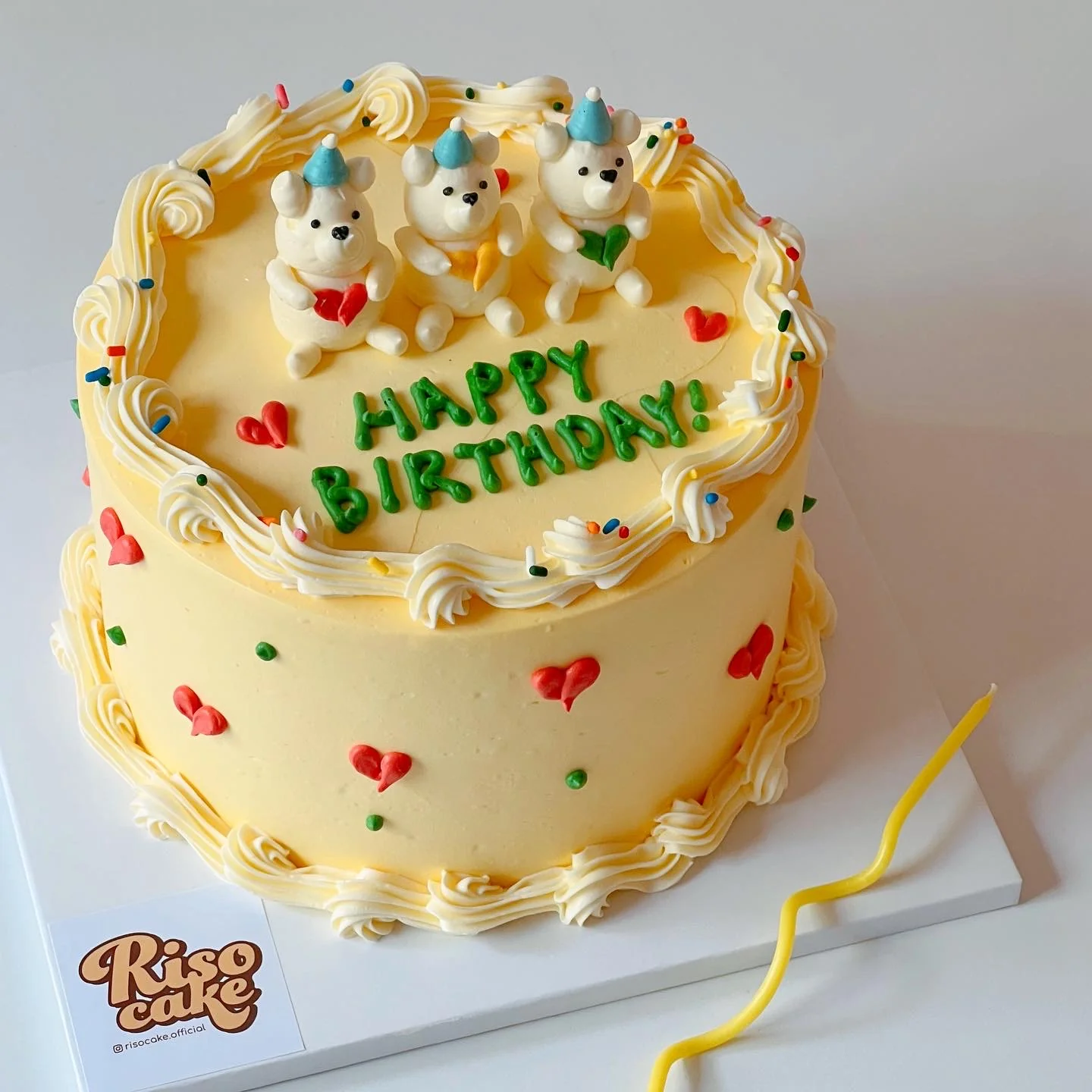 Triplets Party Bear Cake - Image 3