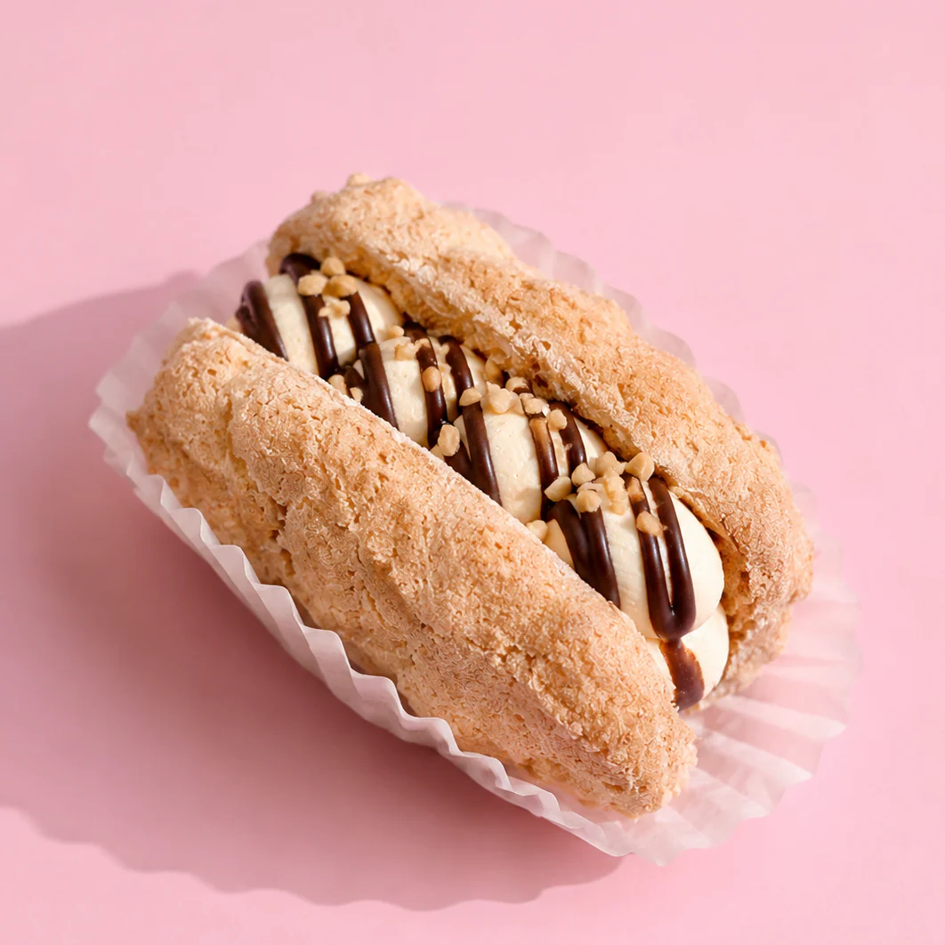 Vanilla Chocolate with Peanuts Dacquoise
